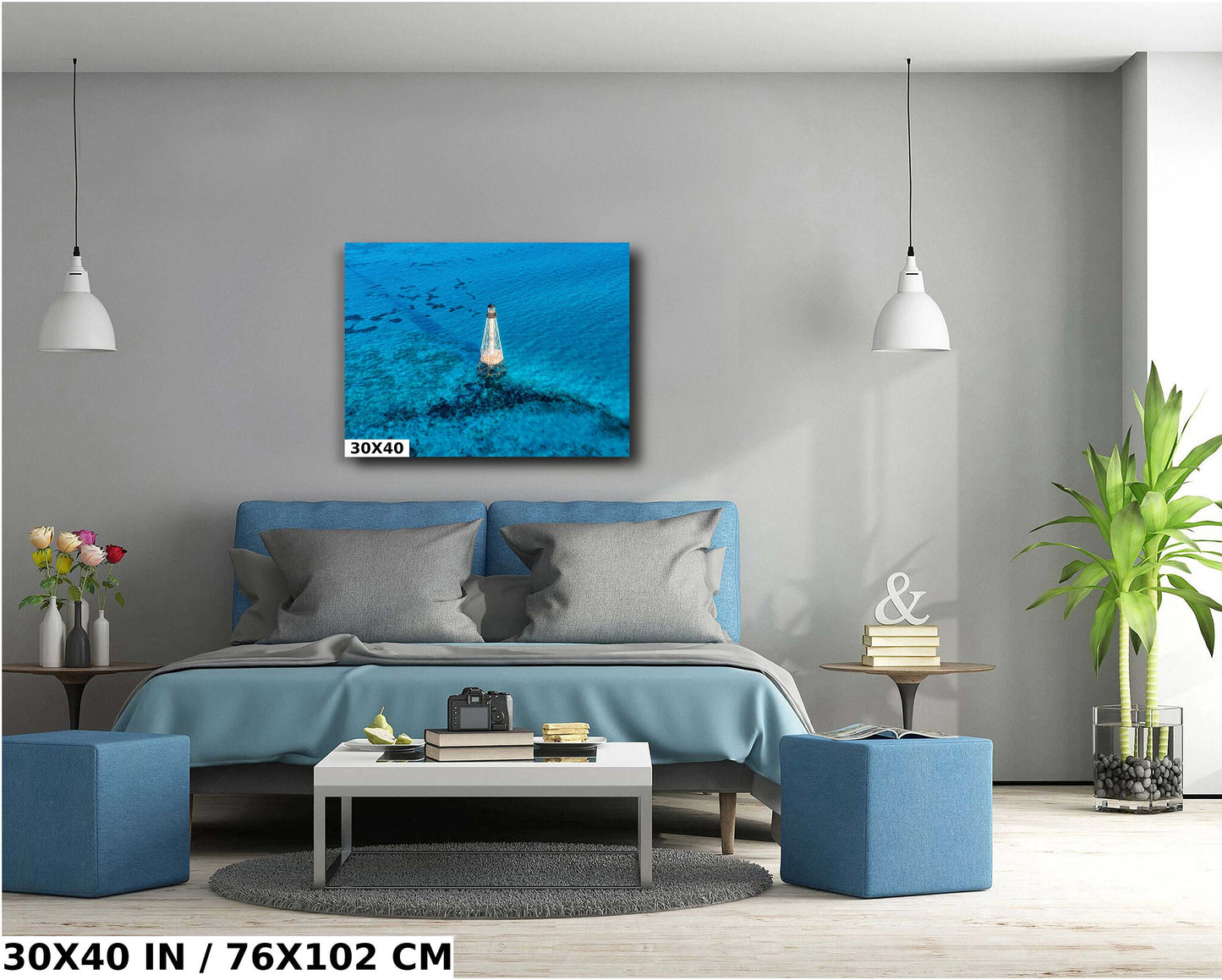 Florida Keys Wall Art – Tropical Coastal Decor | Beach House Wall Hanging