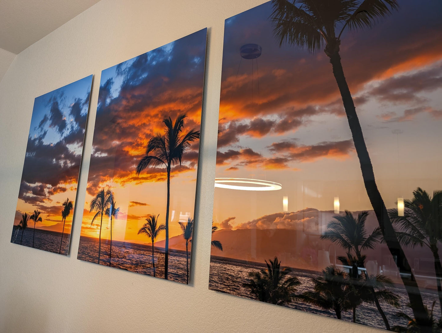 Maui Sunset Wall Art – Vibrant Tropical Sunset Print | Ready to Hang Canvas