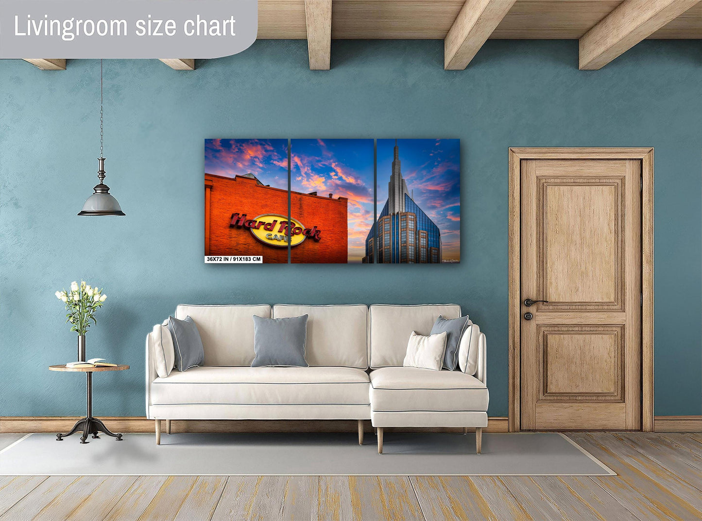 Nashville Photo Print: Iconic Skyline View (Ready to Frame)