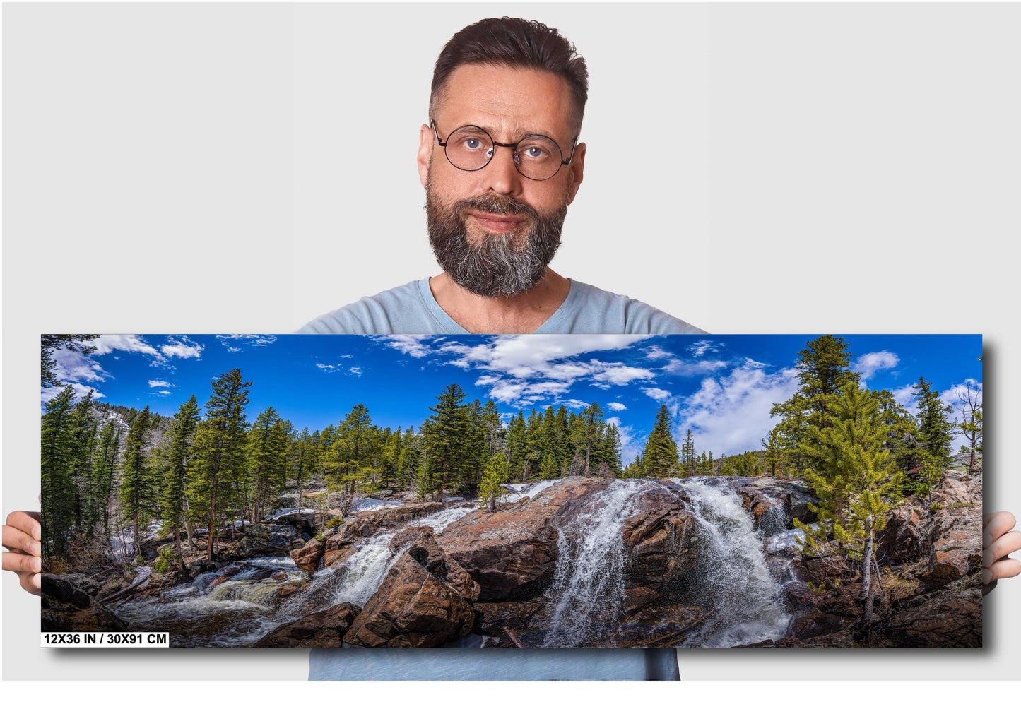 Colorado Waterfall Wall Art - Landscape Canvas, Metal & Acrylic Prints