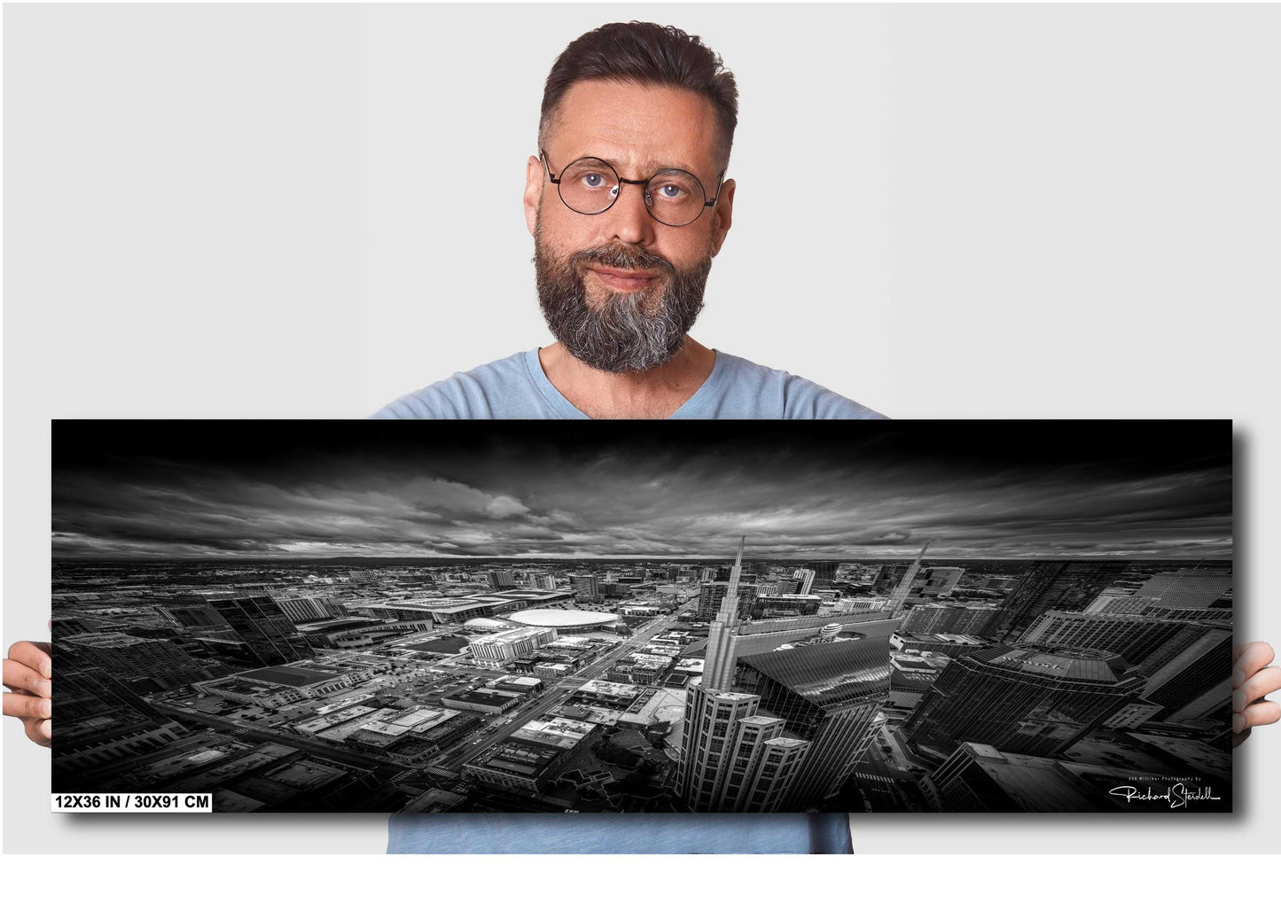 Nashville Skyline Photo Print - Urban Cityscape Art | Ready To Hang Canvas