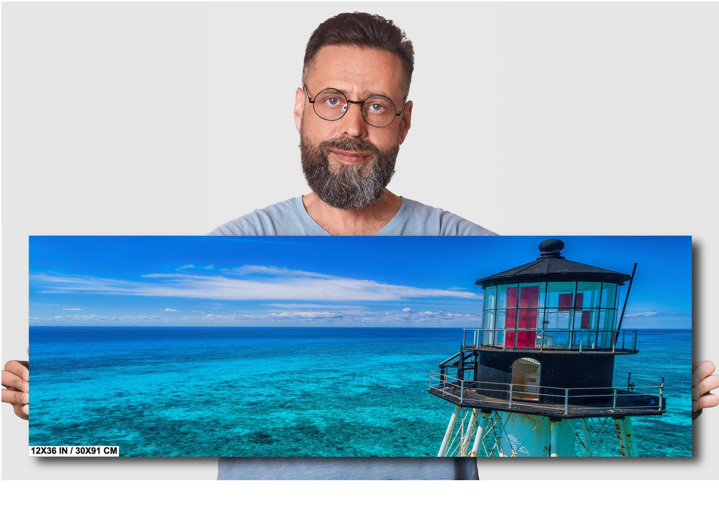 Alligator Reef Lighthouse Print - Florida Keys Wall Art | Ready To Hang Canvas