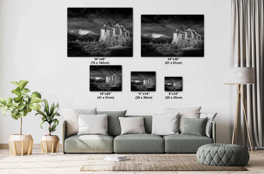 Chapel on the Rock Print - Colorado Wall Art | Rocky Mountain Decor Canvas