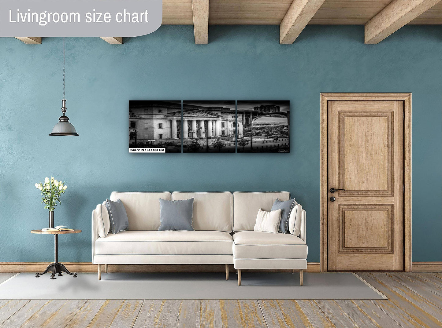 Nashville Skyline Art - Tennessee Cityscape Print | Ready to Frame Vibrant Photo