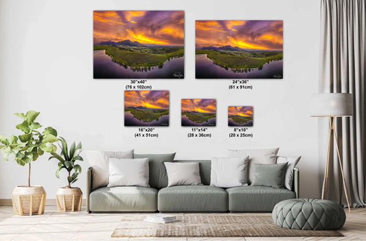 Boulder Flatirons Photo Print - Colorado Mountain Art | Ready To Hang Canvas & Metal Wall Decor