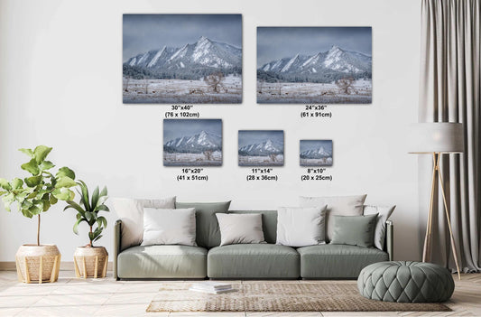 Boulder Colorado Wall Art - Flatirons Mountain Canvas, Metal & Acrylic Prints for Home Decor