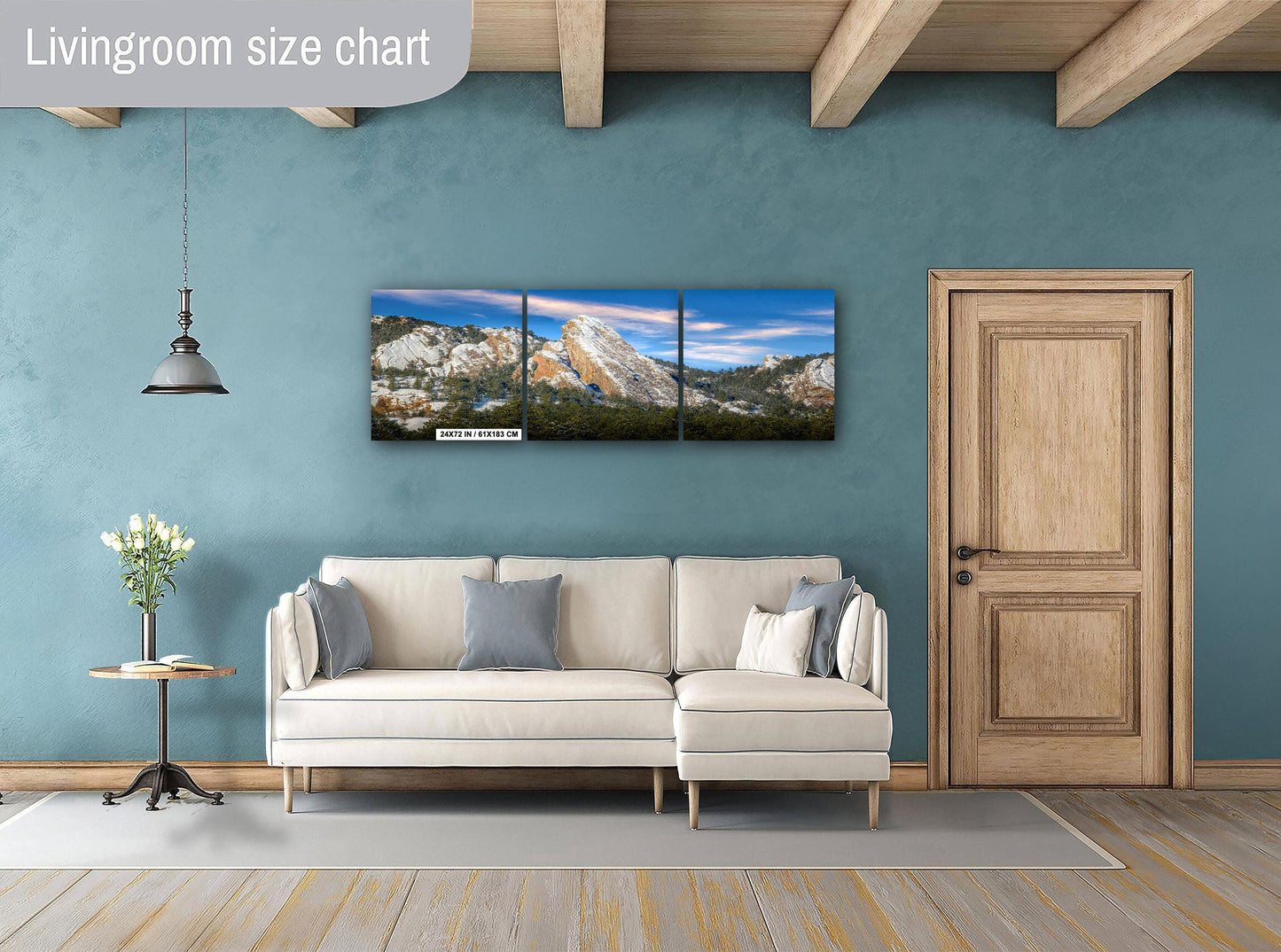 Boulder Flatirons Photo Print – Scenic Mountain Landscape Art | Ready to Hang Canvas