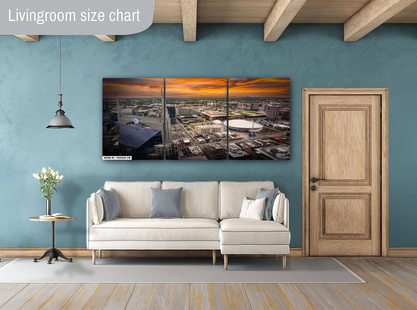 Nashville Skyline Photo Print - Cityscape Wall Art | Music City Photography Gift