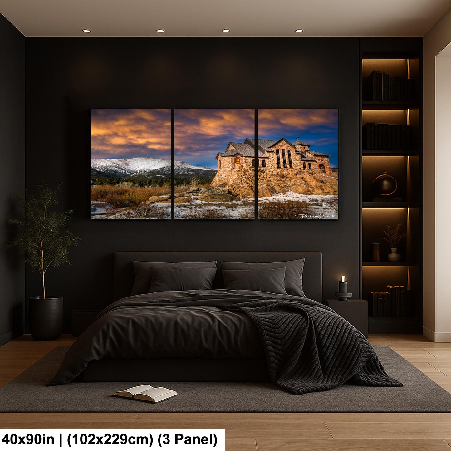 Rocky Mountain Chapel Print: Colorado Nature Wall Art (Canvas, Metal or Paper)