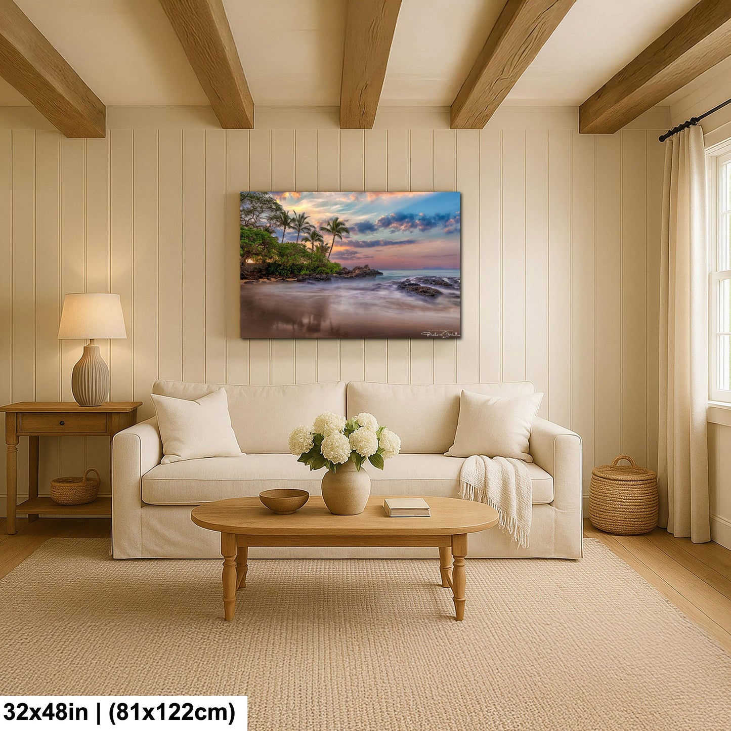 Maui Secret Beach Print - Premium Wall Print & Ready To Hang Canvas Wall Decor