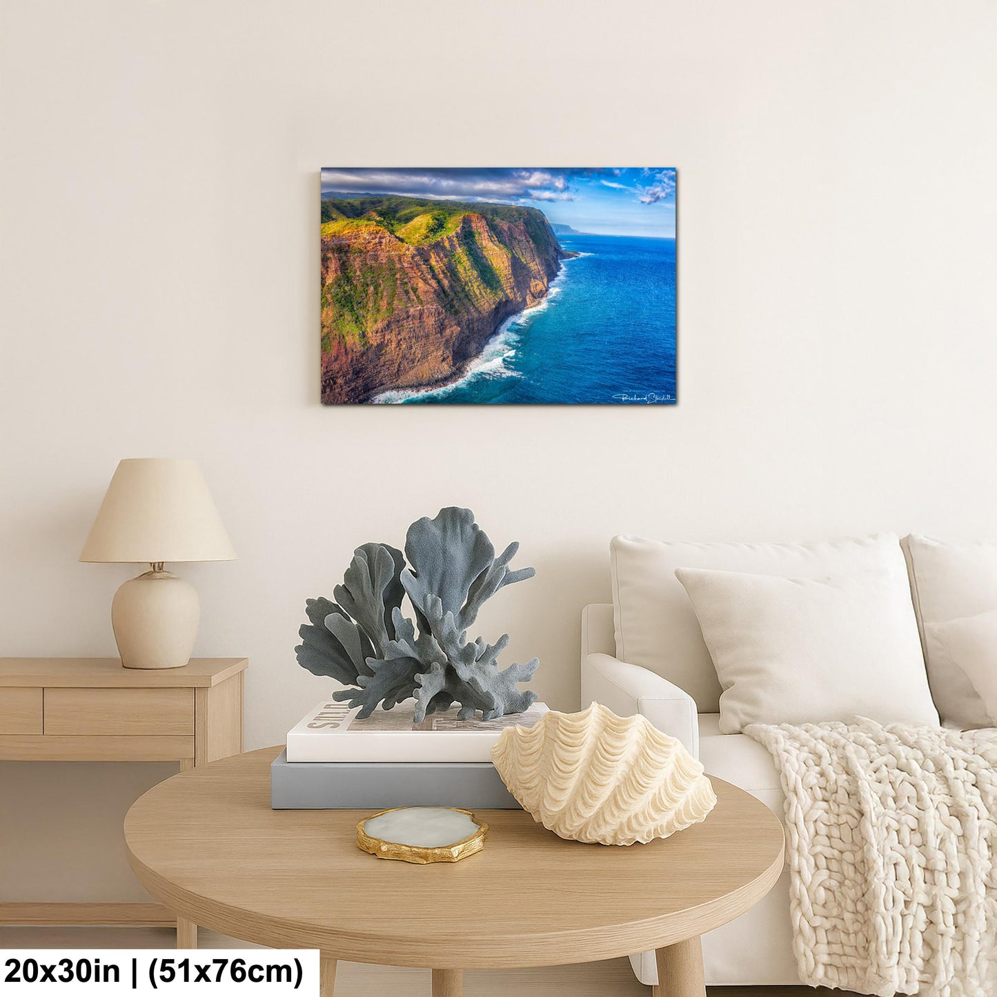Molokai Island Photo Print - Sunrise Ocean Wall Decor