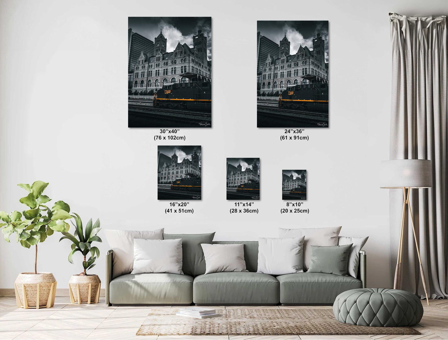 Nashville Wall Art Print – Downtown Nashville Cityscape Wall Art on Archival Photo Paper