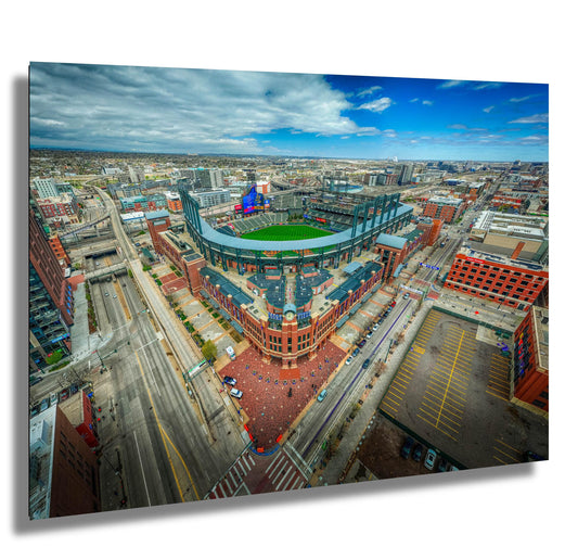 Colorado Rockies Wall Art - Coors Field Photo on Ready to Hang Canvas Print