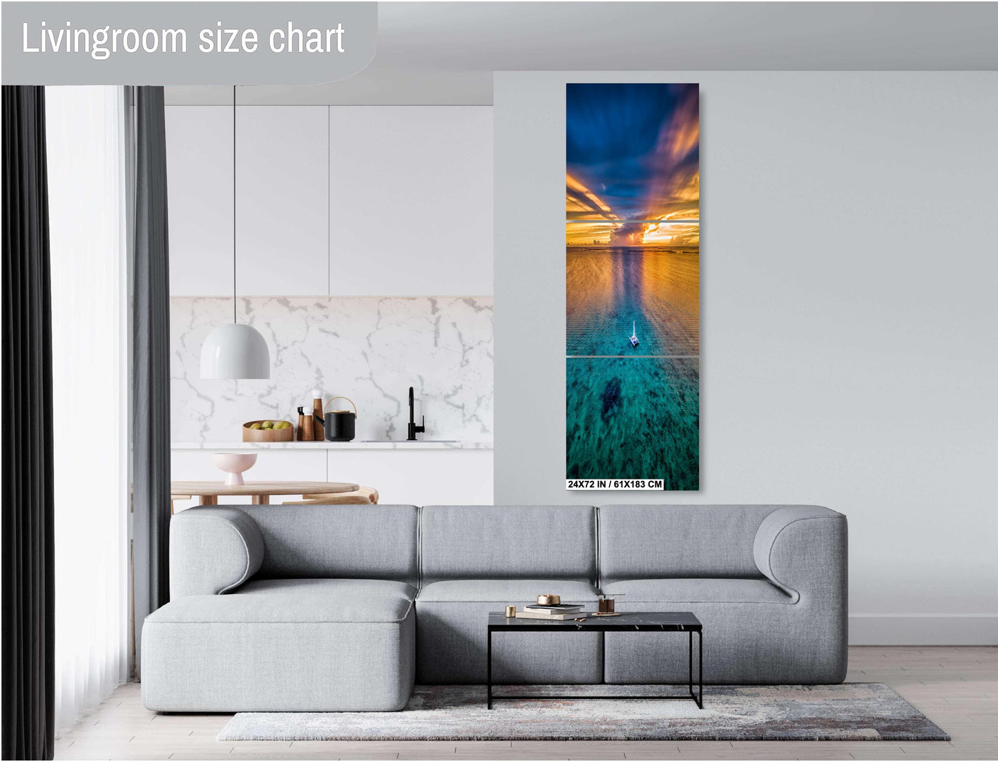 Florida Keys Sunset Art Print - Vibrant Sunset Wall Decor | Coastal Home Decor Canvas & Metal