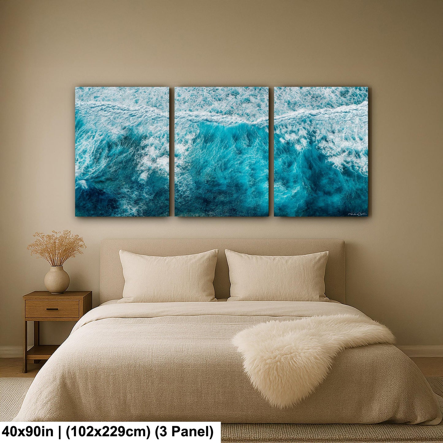 Ocean Wave Photography: Coastal Wall Art (Canvas or Metal Prints)