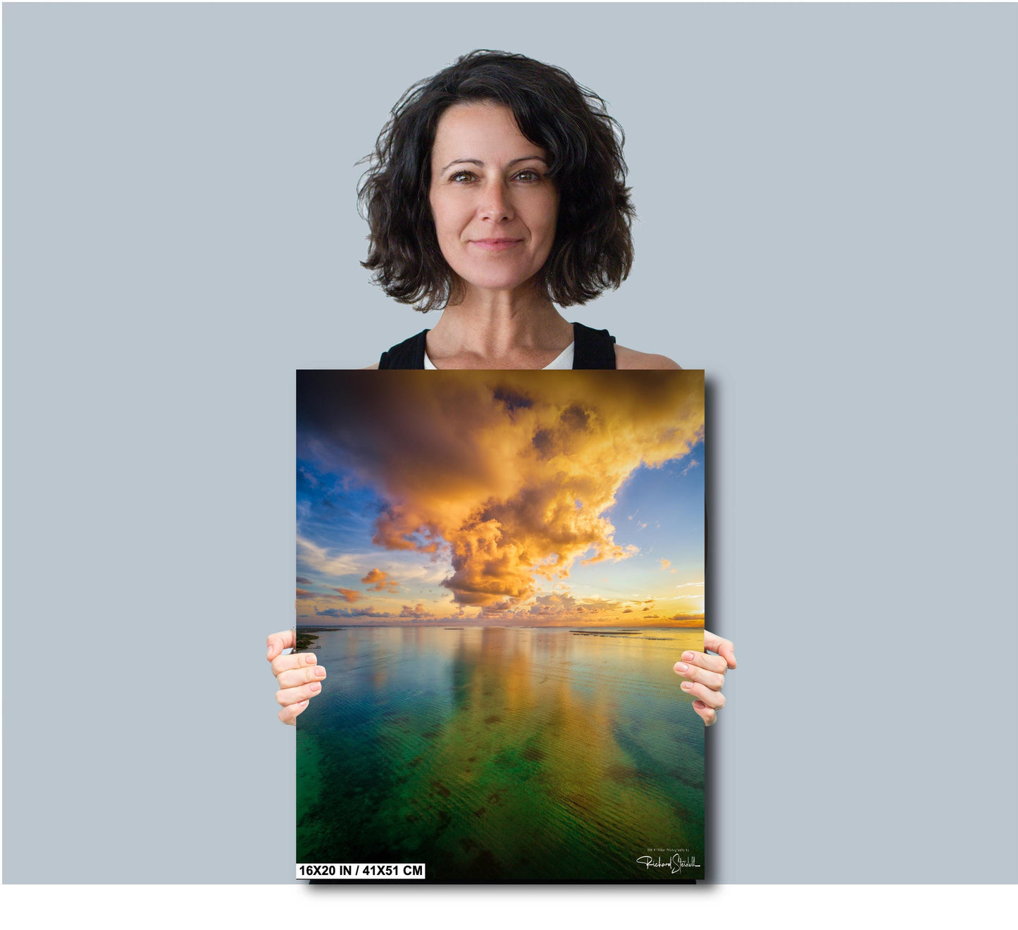 Florida Keys Wall Art – Tropical Seascape Decor | Sunset Ocean Print Canvas