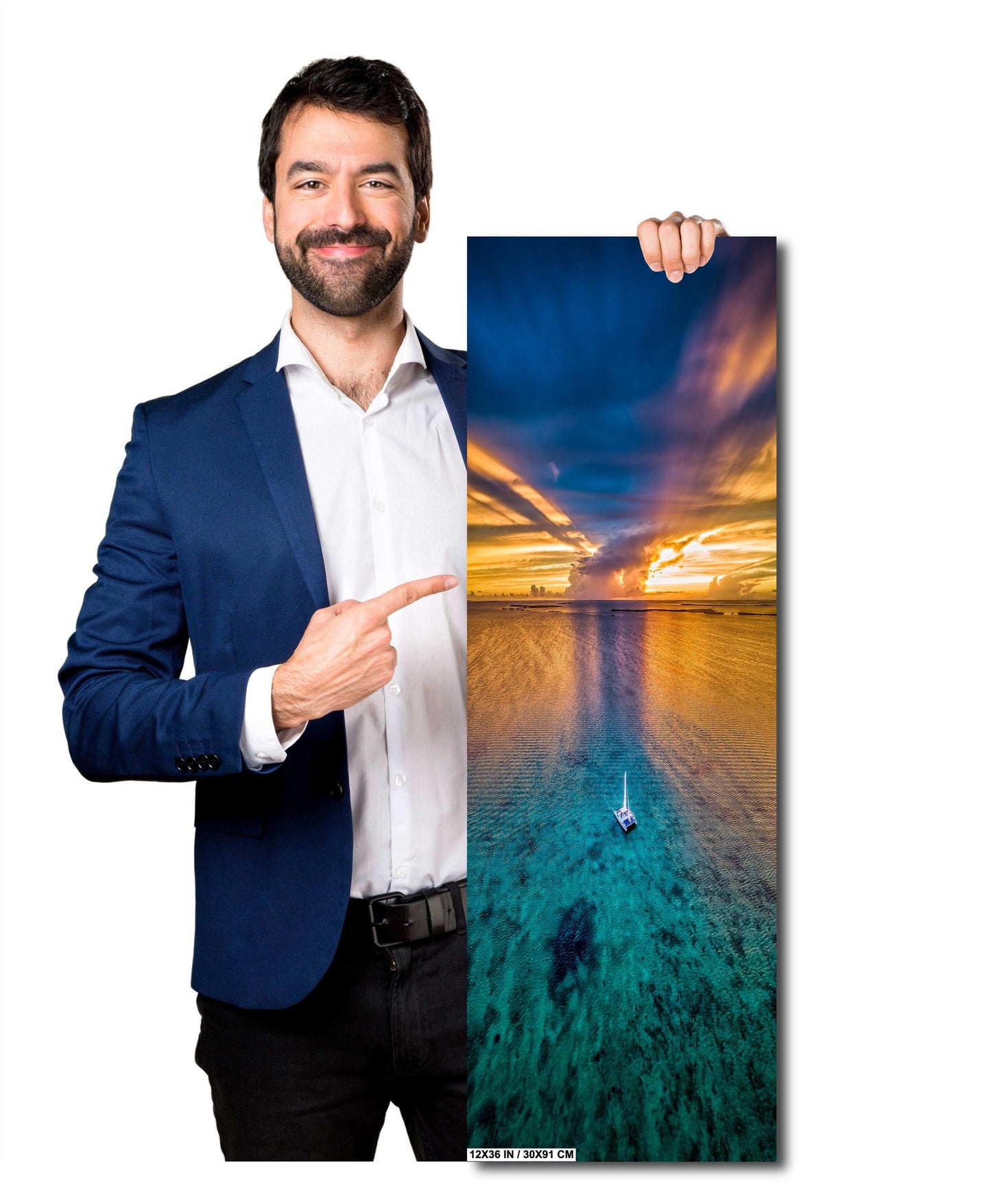Florida Keys Sunset Art Print - Vibrant Sunset Wall Decor | Coastal Home Decor Canvas & Metal