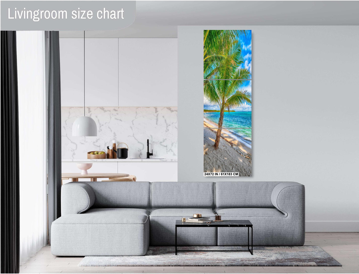 Palm Tree Wall Art – Tropical Palm Painting | Ready to Hang Canvas & Metal Print