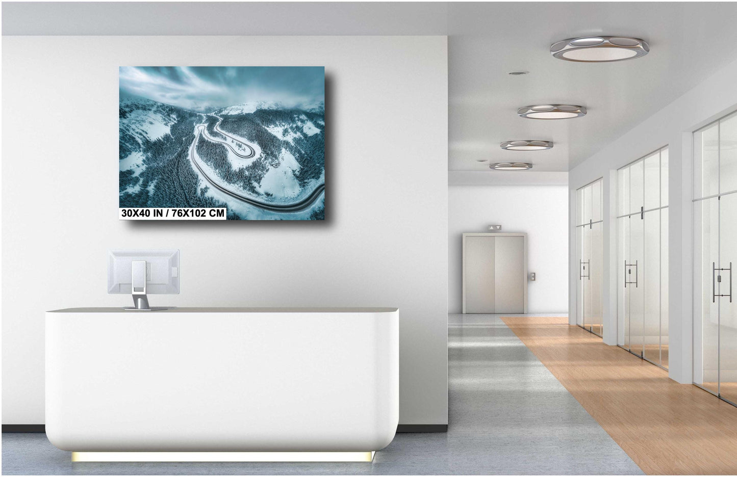 Berthoud Pass Wall Art - Colorado Mountain Print | Winter Landscape Photo Decor