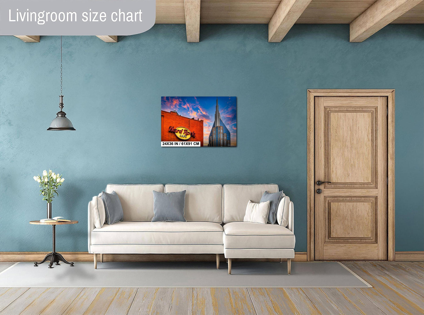 Nashville Photo Print: Iconic Skyline View (Ready to Frame)