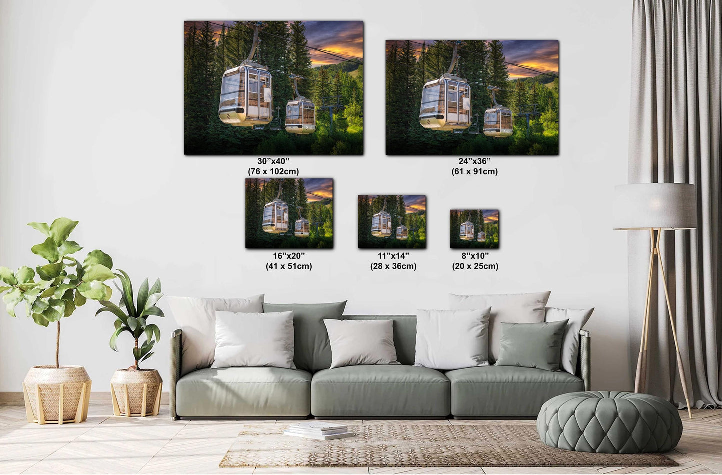 Vail Ski Lift Art - Canvas, Metal & Acrylic Wall Prints for Mountain Home Decor