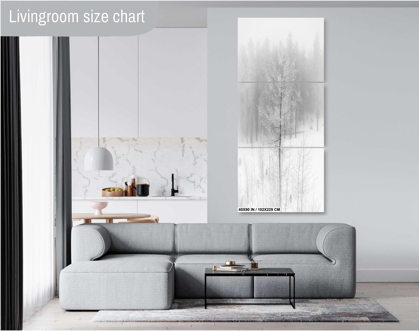 Winter Landscape Decor – Cozy Cabin Snowy Scene Print | Rustic Seasonal Wall Art