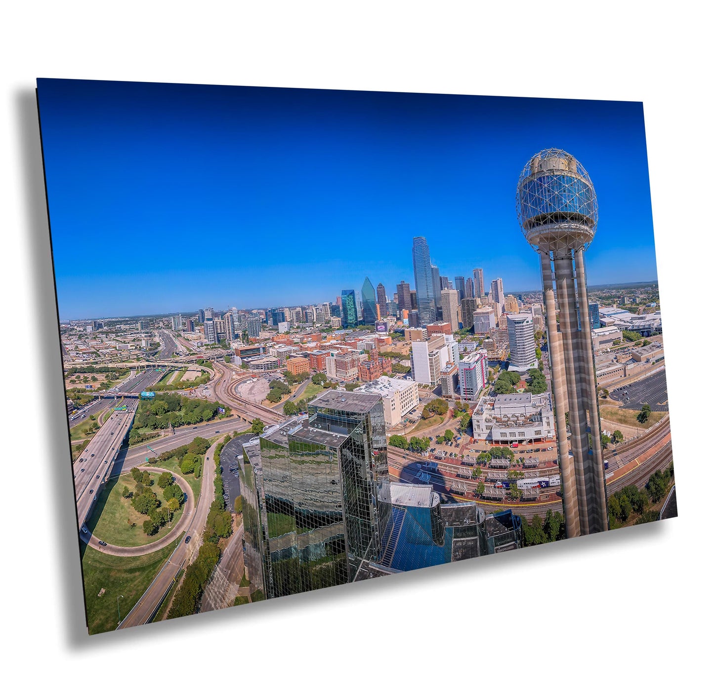 Dallas Skyline Print - Premium Dallas Wall Art | Modern Canvas & Metal Photo