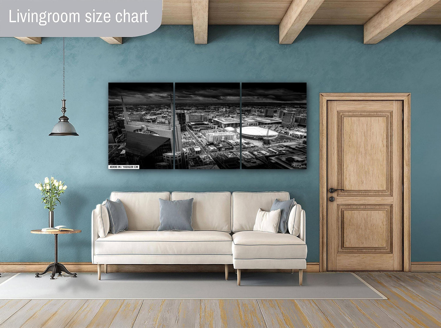 Nashville Skyline Photo Print - Cityscape Wall Art | Music City Photography Gift