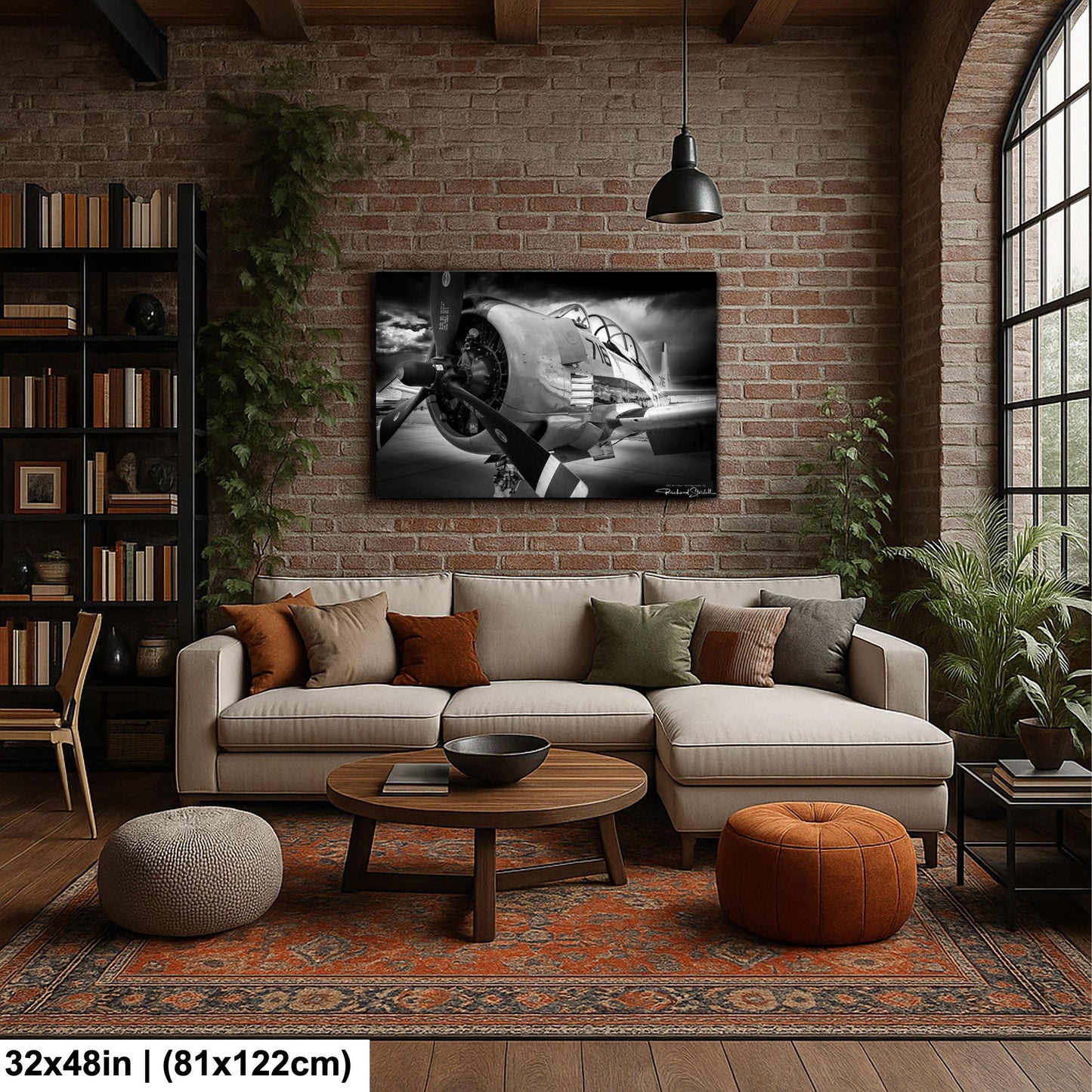 Vintage Airplane Print - Retro Aviation Decor | Acrylic Flight Art Wall