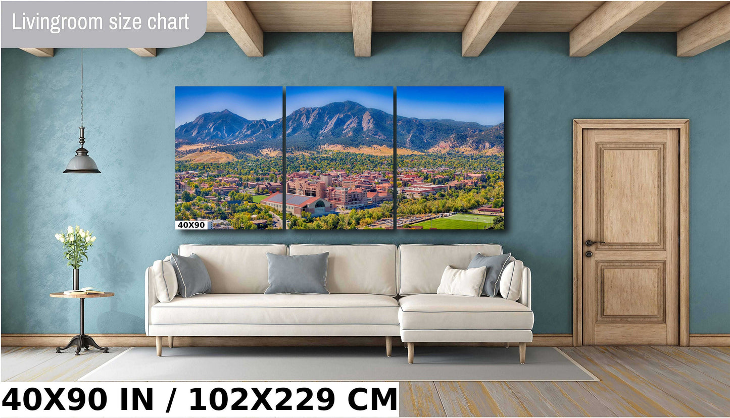 Folsom Field Wall Art - Boulder Colorado Decor | CU Buffs Canvas Print