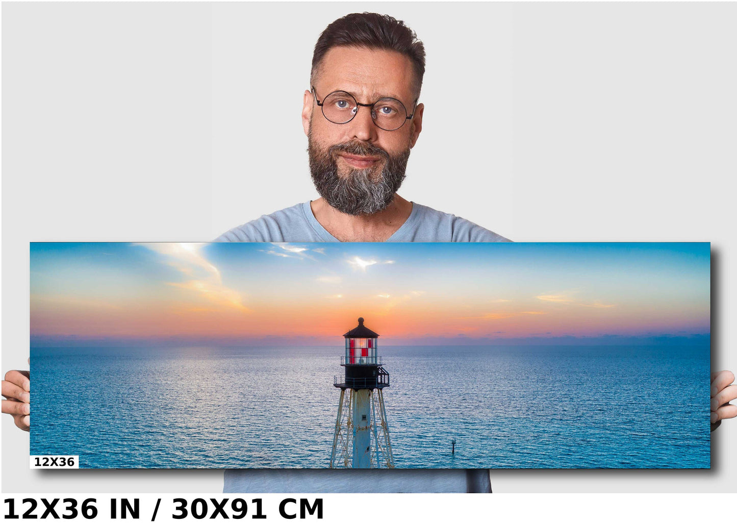 Alligator Reef Lighthouse Print – Nautical Wall Decor | Canvas, Metal & Acrylic Art