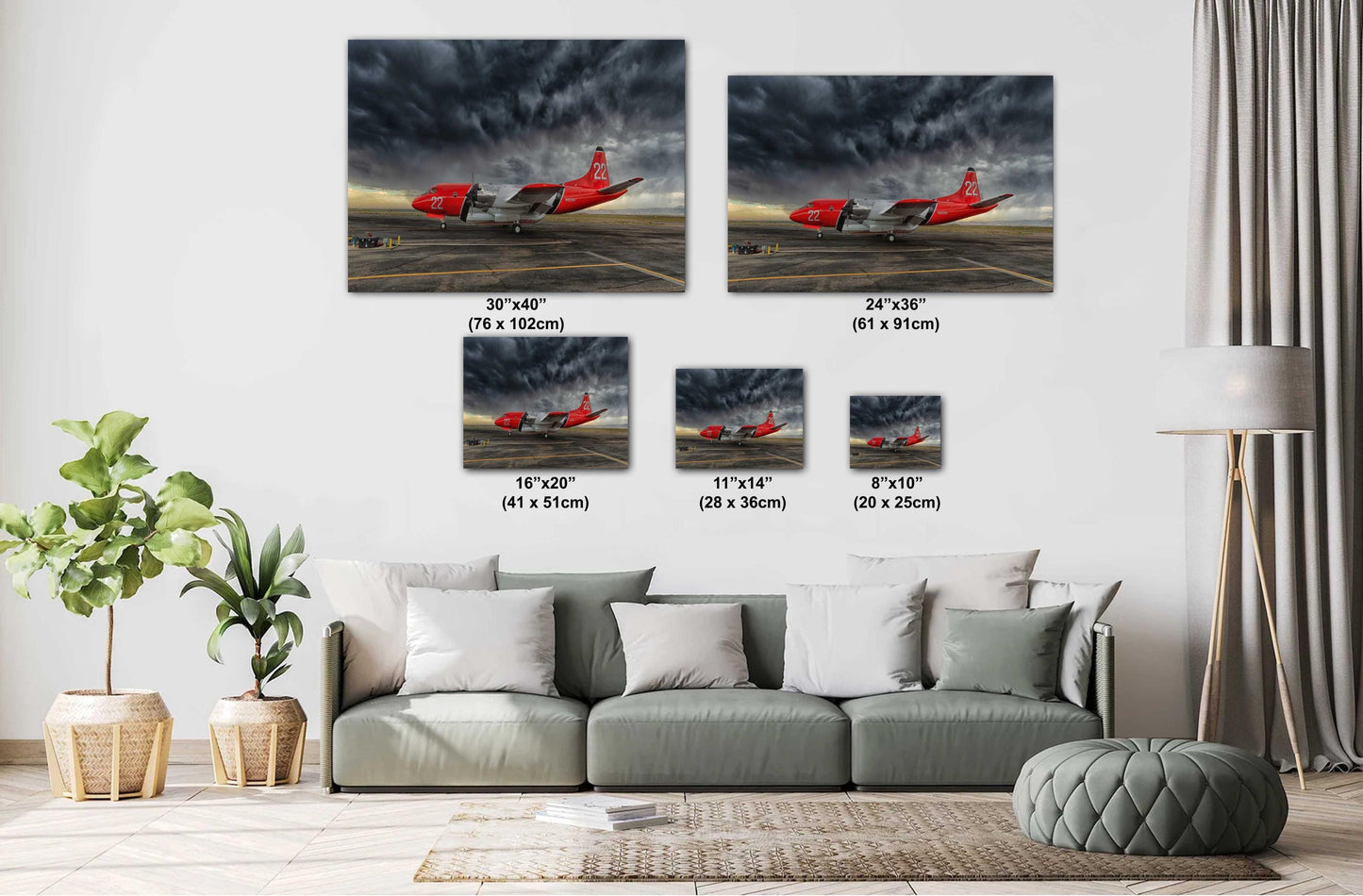 Wildland Air Tanker Art – Firefighting Wall Art | Smoke Jumper Aircraft Print