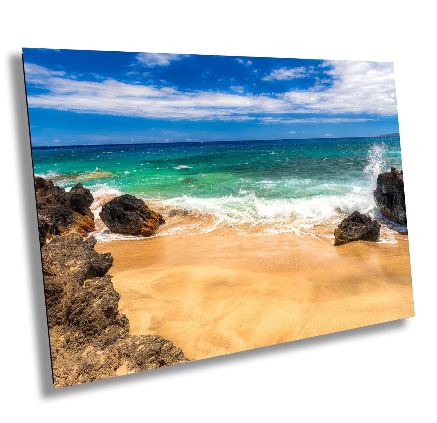 Maui Beach Wall Art – Tropical Paradise Art | Serene Coastal Photography Print
