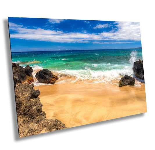 Maui Beach Wall Art – Tropical Paradise Art | Serene Coastal Photography Print