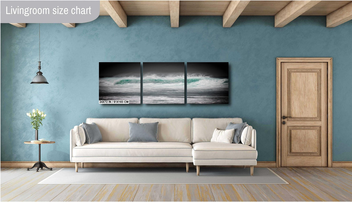 Maui Surf Wall Art – Vivid Ocean Wave Photography | Coastal Home Art Print