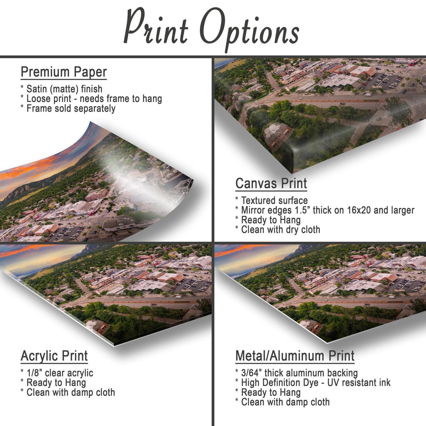 CU Boulder Wall Art – Flatirons Mountain Art | Ready To Hang Canvas Print