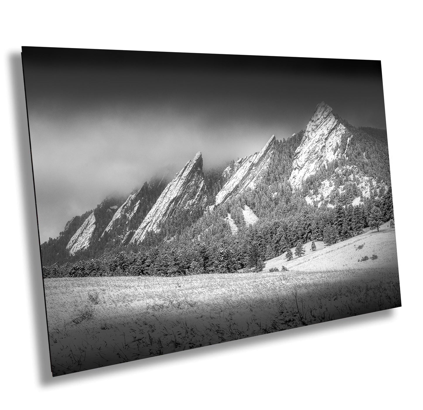 Boulder Flatirons Print - Colorado Wall Art | Ready To Hang Canvas & Metal Photo