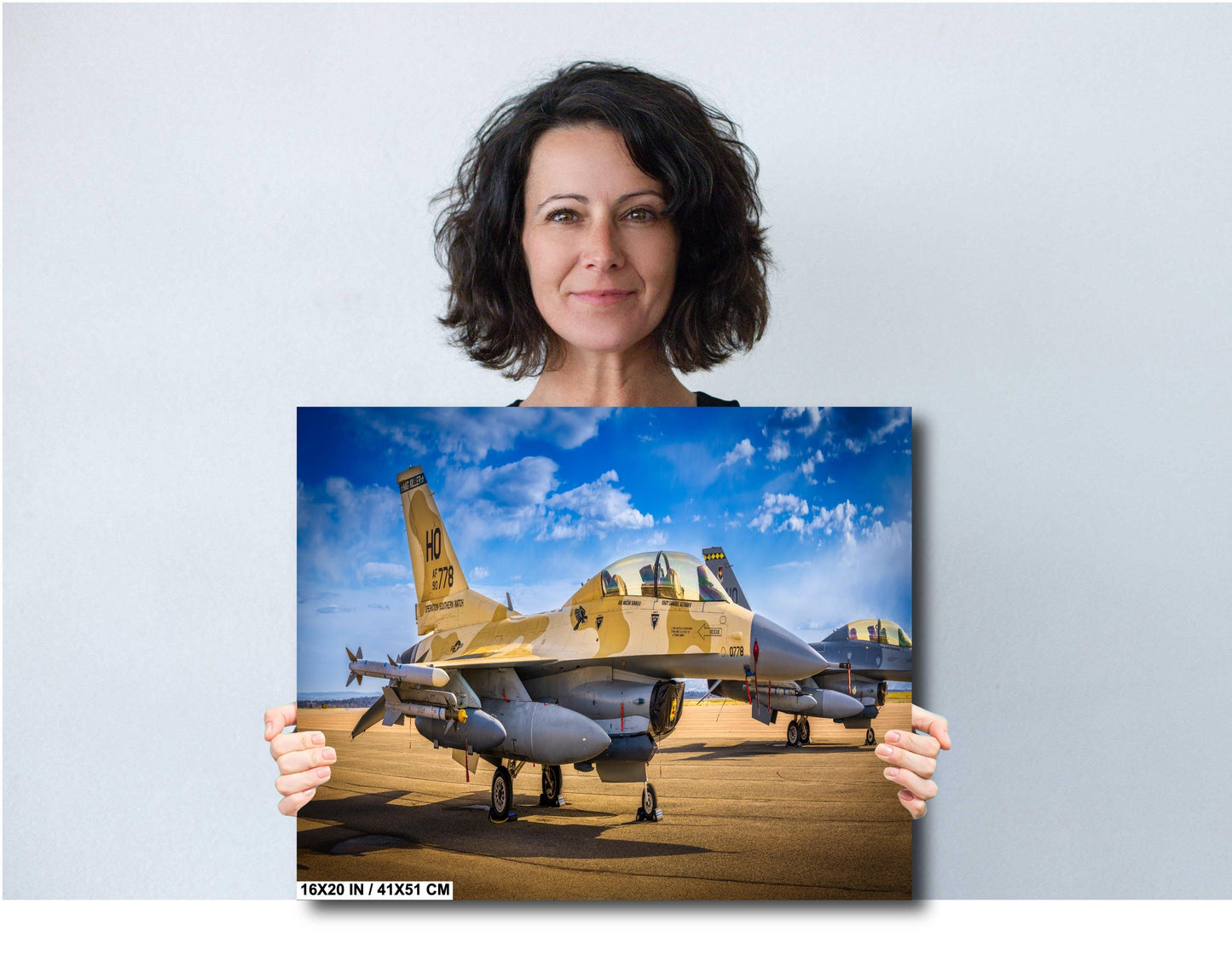 F-16 MIG Killer Wall Art - Fighter Jet Decor | Military Aircraft Canvas Print