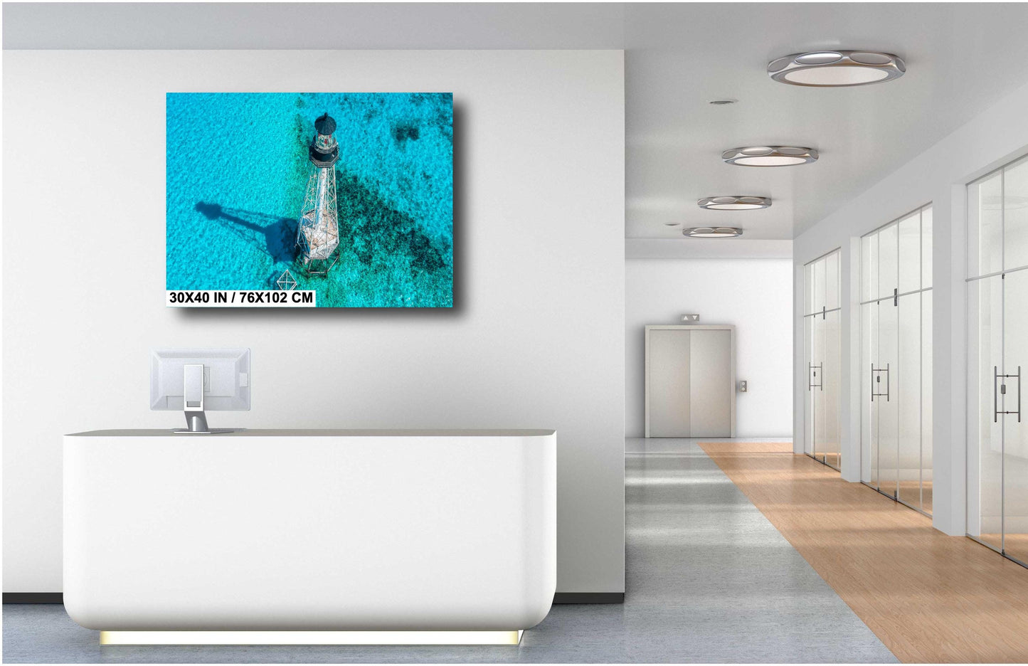 Alligator Reef Lighthouse Print - Florida Keys Wall Art | Ready to Hang Canvas