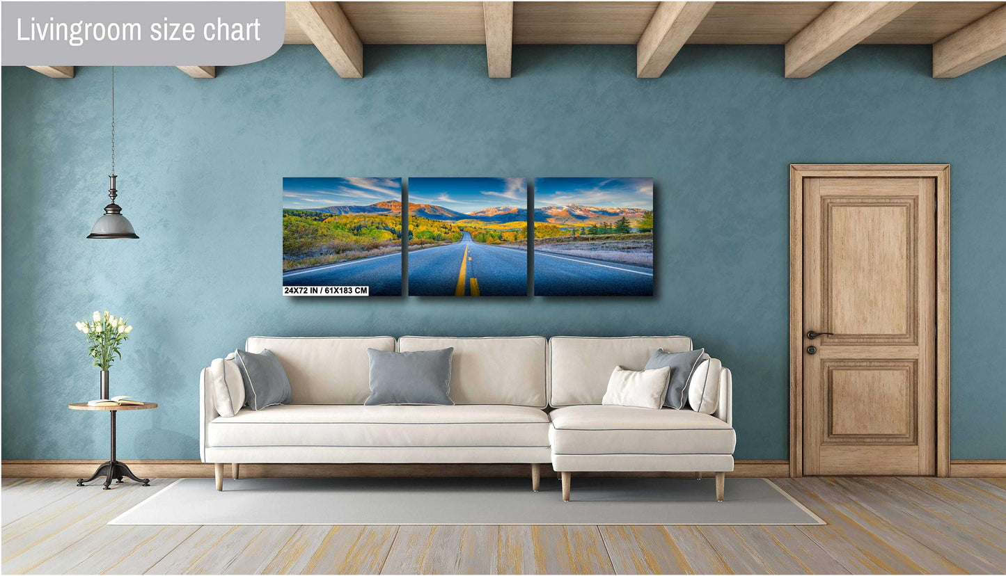 Colorado Mountain Wall Art – San Juan Mountains Photo on Ready to Hang Canvas
