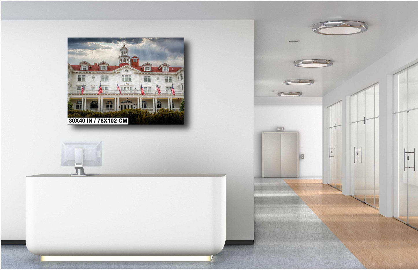 Stanley Hotel Art Print - Rocky Mountain Artwork | Estes Park Wall Decor