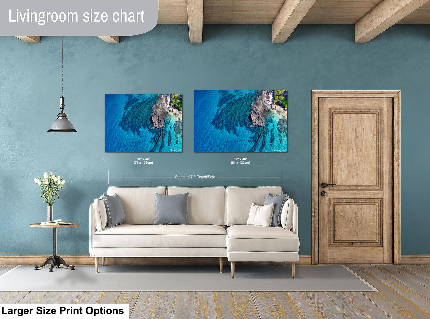 Ocean Reef Photography - Vibrant Coastal Art on Premium Photo Paper Print