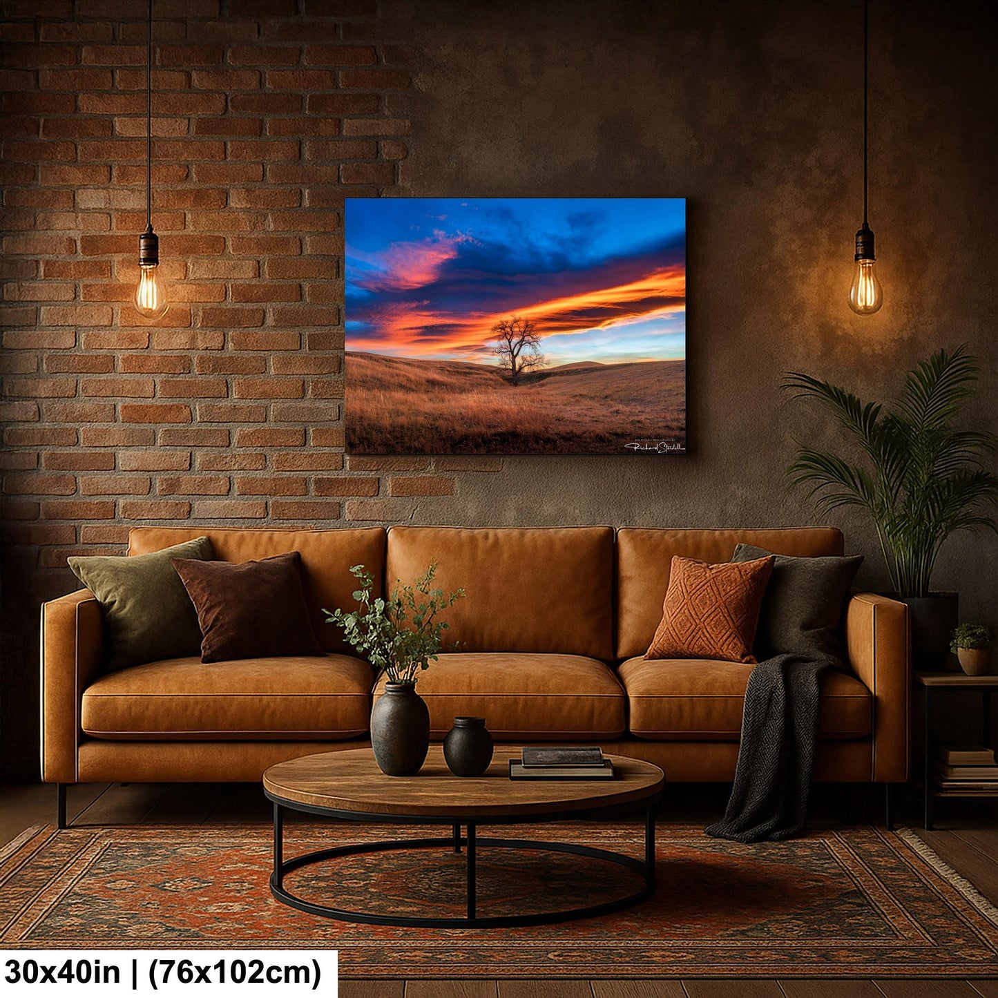 Colorado Sunset Photo Print – Western Landscape Art With Rustic Decor & Vivid Colors