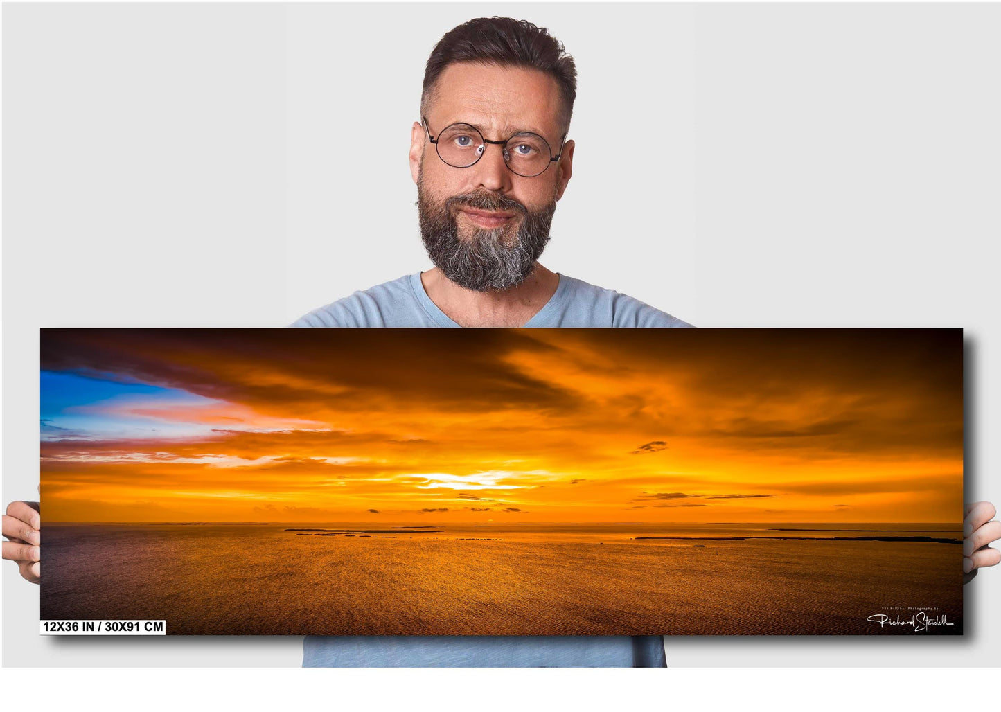 Florida Keys Sunset Art Print - Vibrant Sunset Wall Decor | Canvas & Metal