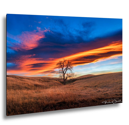 Colorado Sunset Photo Print – Western Landscape Art With Rustic Decor & Vivid Colors