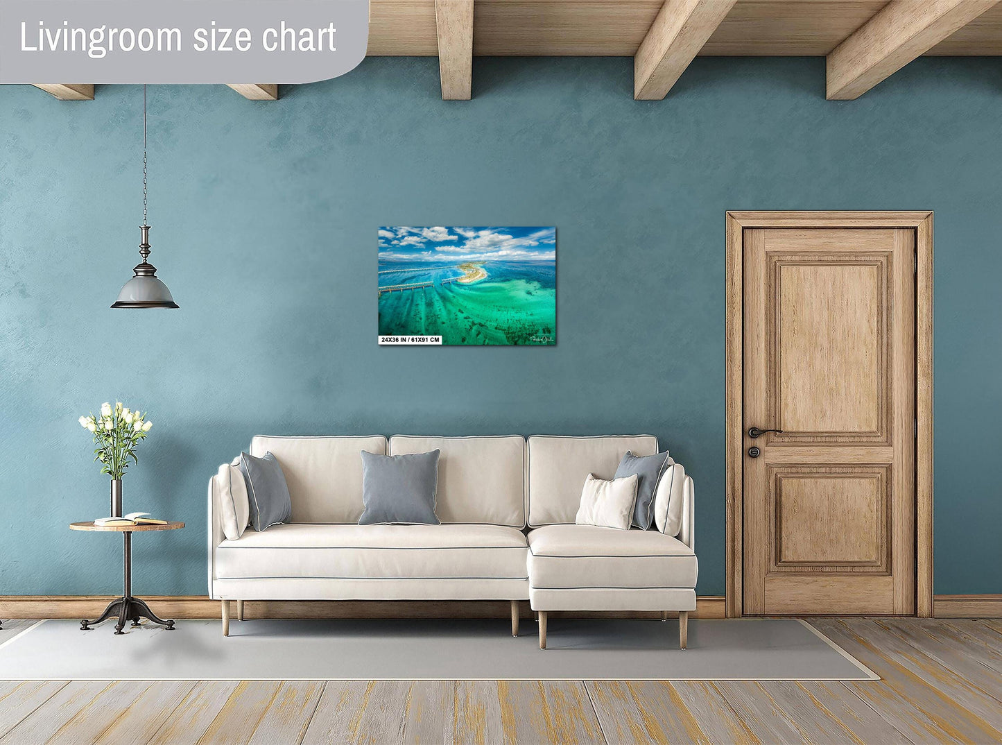 Bahia Honda Wall Art – Florida Keys Decor | Nautical Canvas Print & Metal Photo