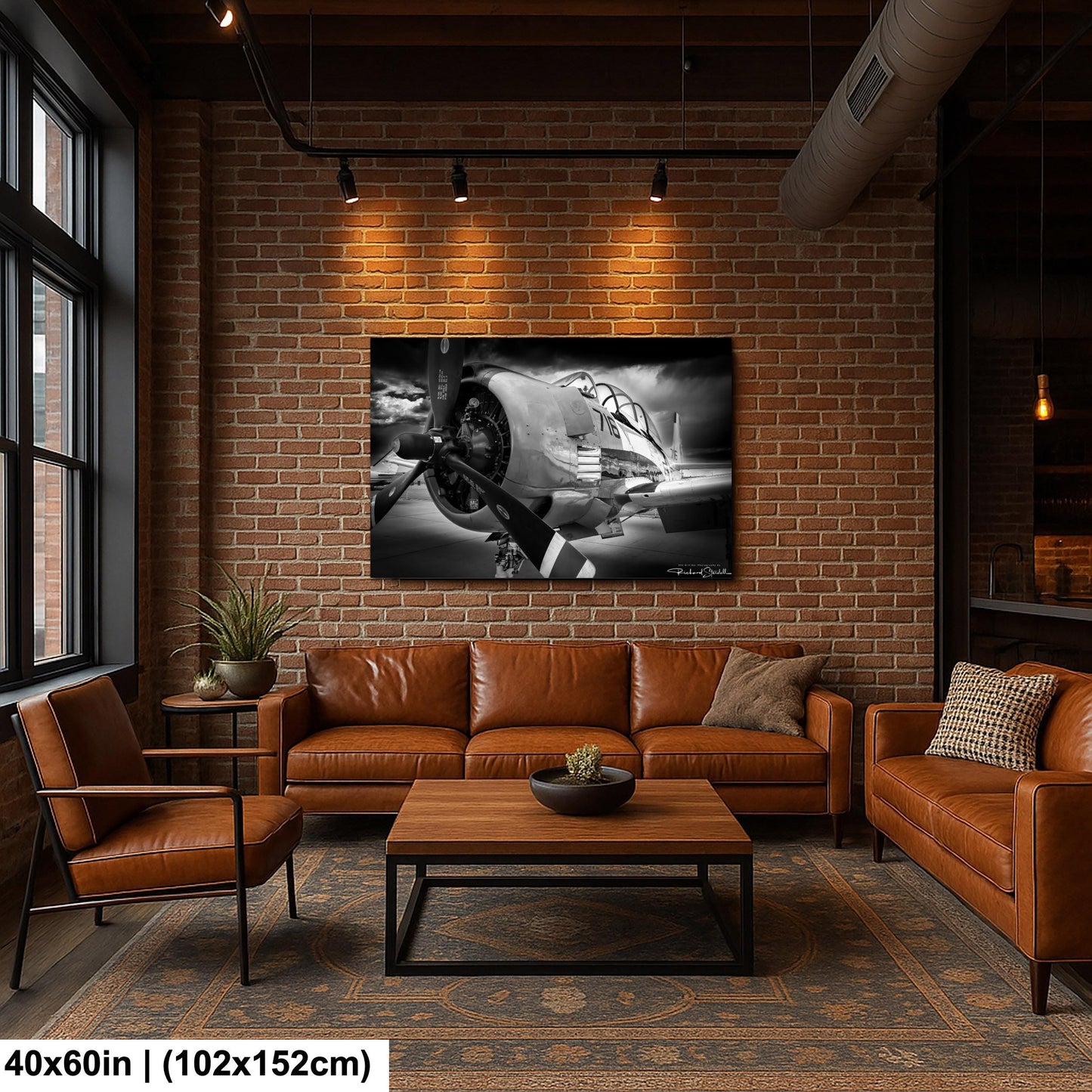 Vintage Airplane Print - Retro Aviation Decor | Acrylic Flight Art Wall