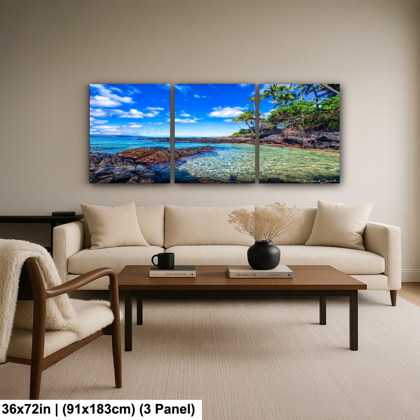 Maui Secret Beach Print - Premium Ocean Wall Decor | Sunrise Photo Art