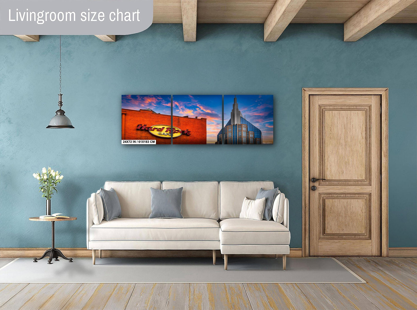 Nashville Photo Print: Iconic Skyline View (Ready to Frame)