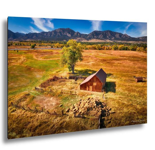 Boulder Flatirons Wall Art – Colorado Canvas Print | Metal Wall Decor, UV Resistant
